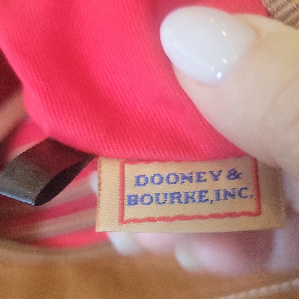 Dooney & Bourke Tan Structured Leather Tote - Picture 9 of 15
